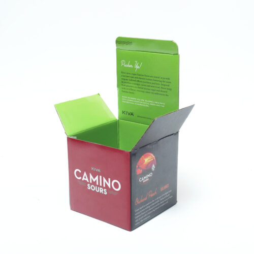 White cardboard color printing food grade folding tea bag ivory paper outer packing box